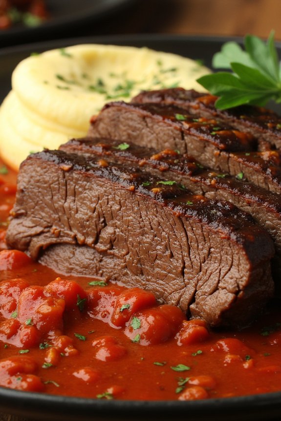 succulent braised beef roast