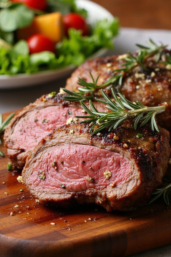 succulent rosemary infused lamb roast