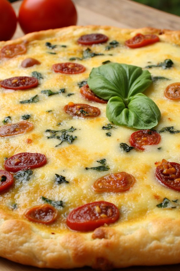 sun dried tomato basil frittata