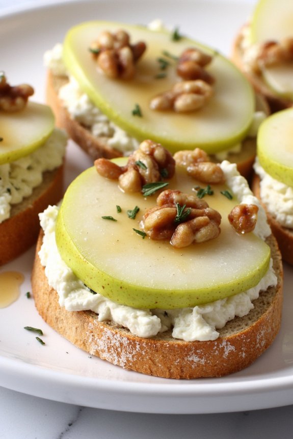 sweet and savory bruschetta