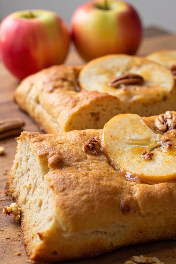 sweet apple cinnamon focaccia