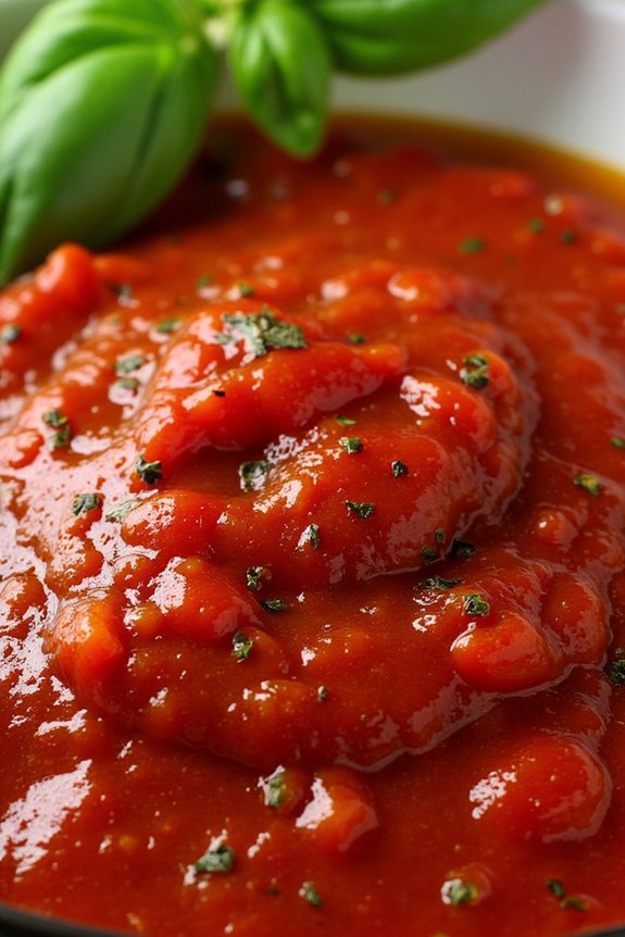 sweet tangy balsamic marinara sauce