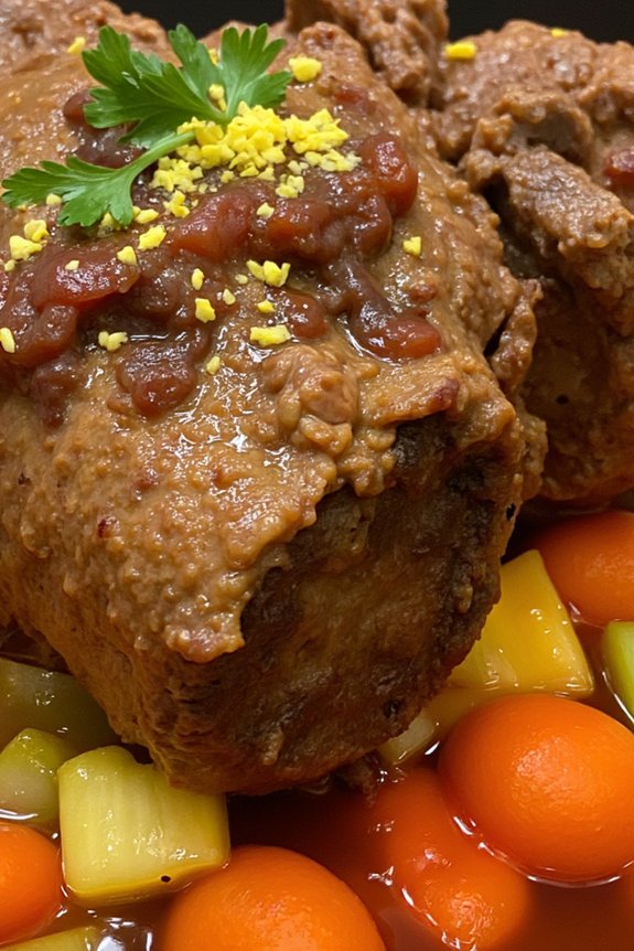 tender braised veal shanks