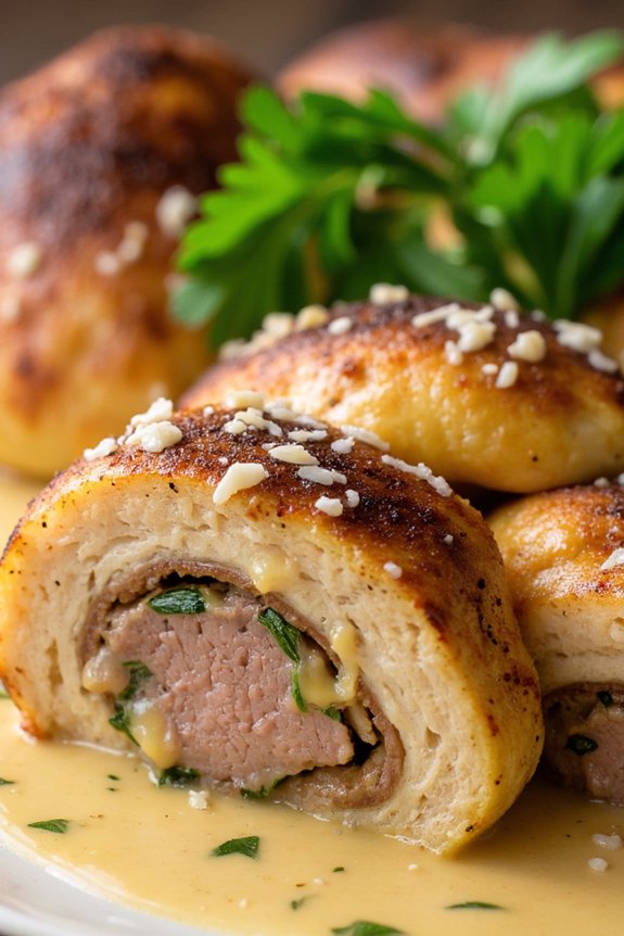 tender veal with white wine