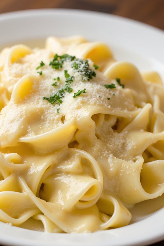 timeless creamy pasta dish