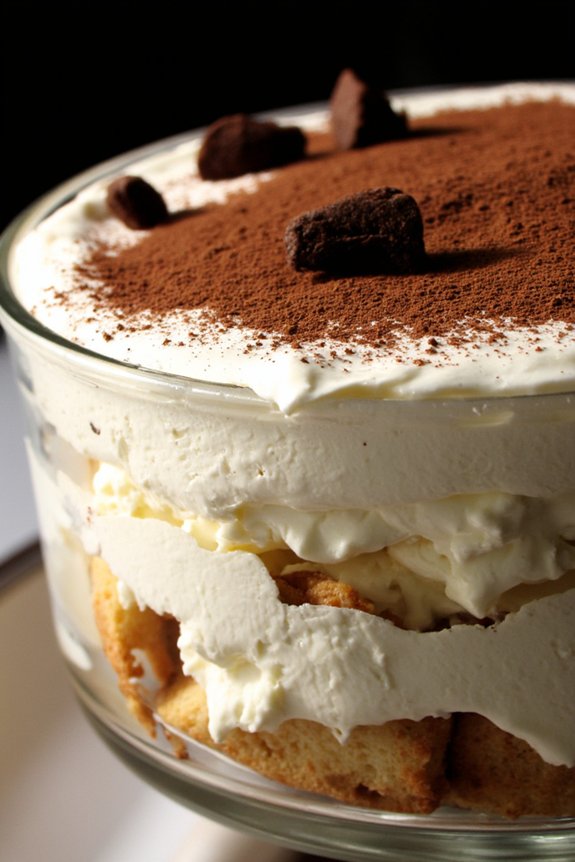 tiramisu dessert for two