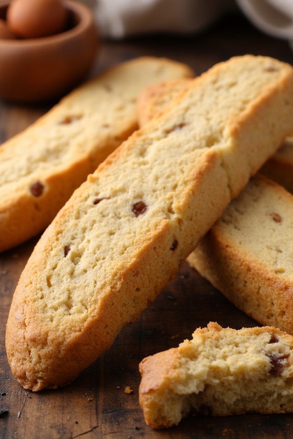 traditional italian almond biscotti