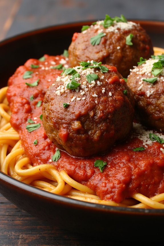 traditional italian beef meatballs
