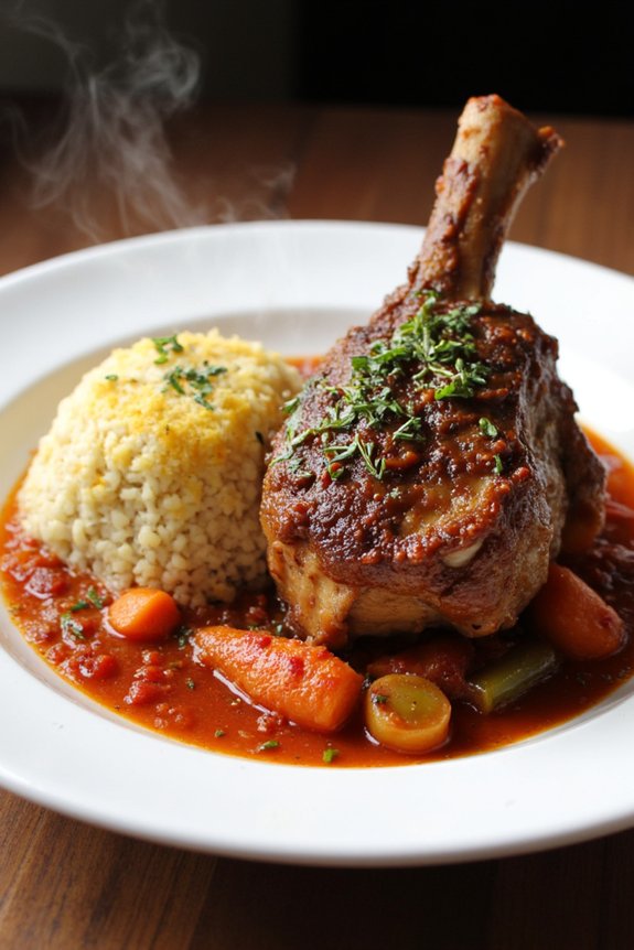 traditional milanese veal osso buco