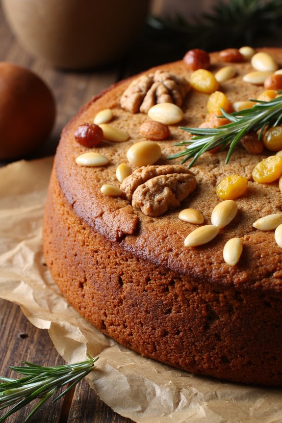 tuscan chestnut flour cake