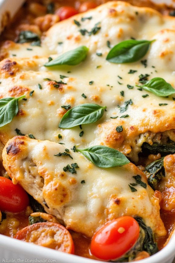 tuscan chicken spinach casserole