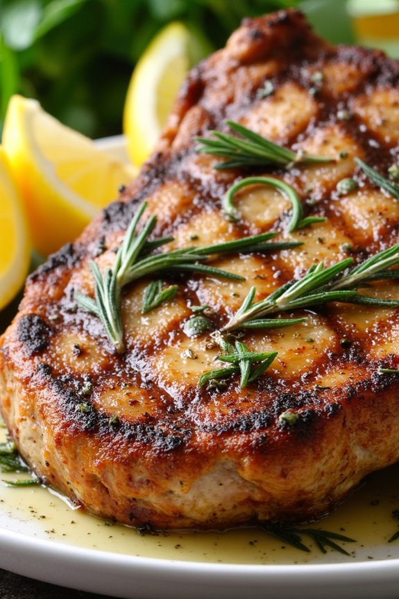 tuscan style grilled pork chops