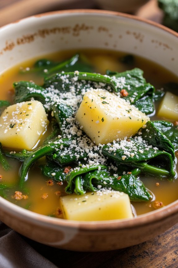 tuscany inspired potato kale soup