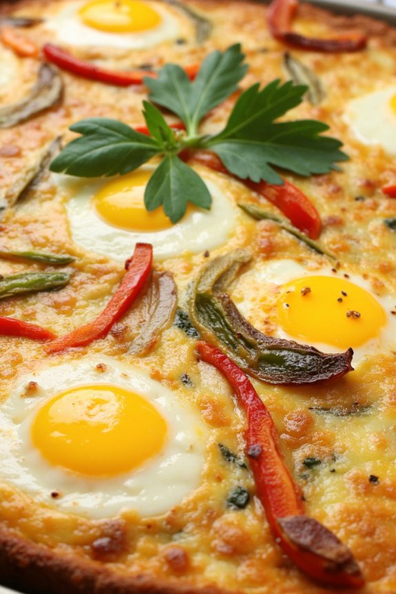vegetable packed italian frittata