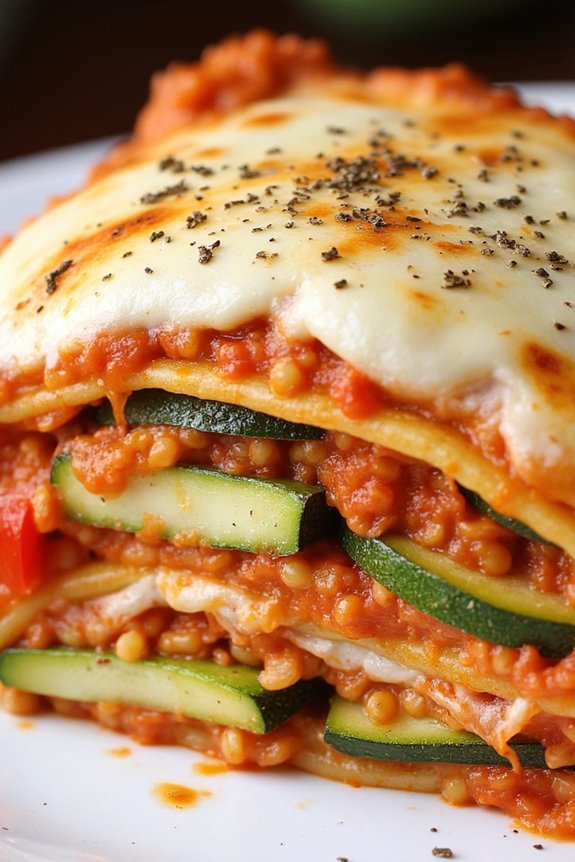 vegetable rich lasagna recipe
