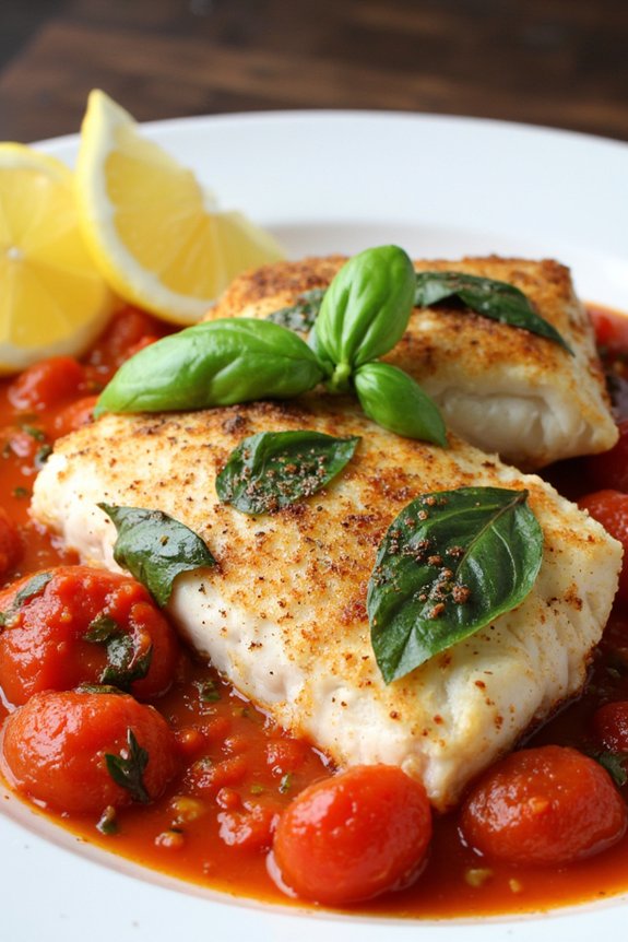 venetian cod with tomatoes