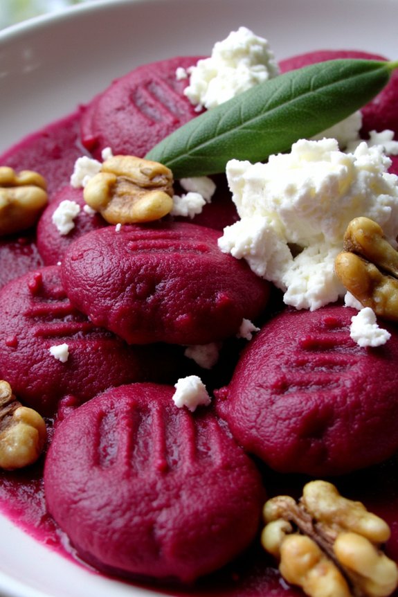 vibrant beetroot gnocchi delight