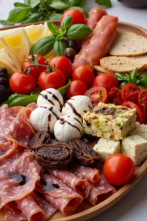 vibrant italian antipasto platter