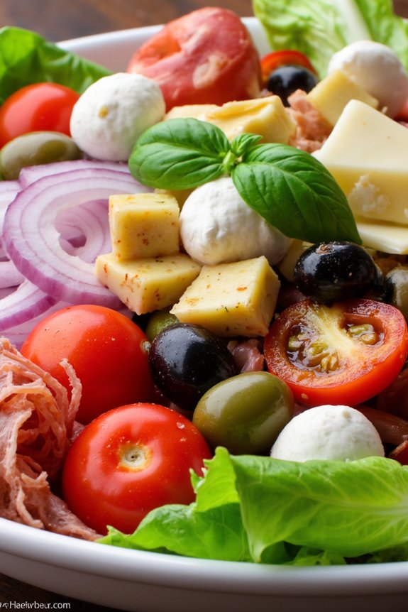vibrant italian antipasto salad