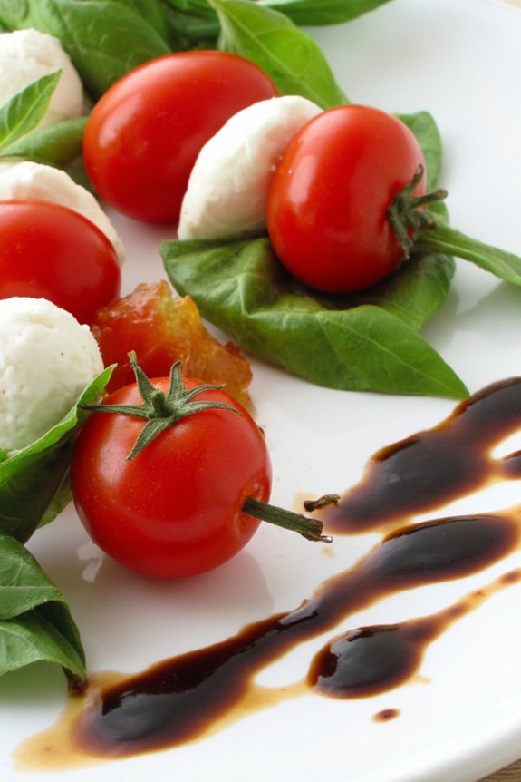vibrant italian caprese skewers