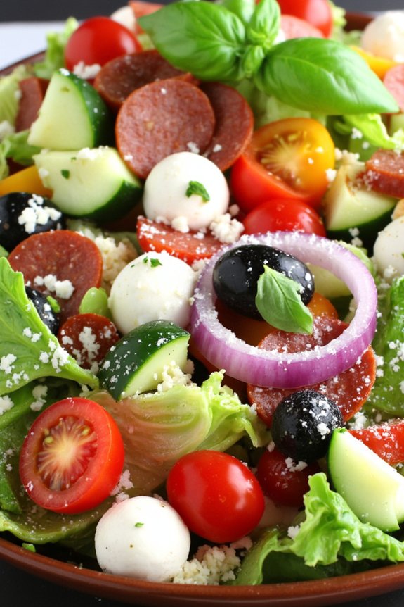 vibrant italian chopped salad