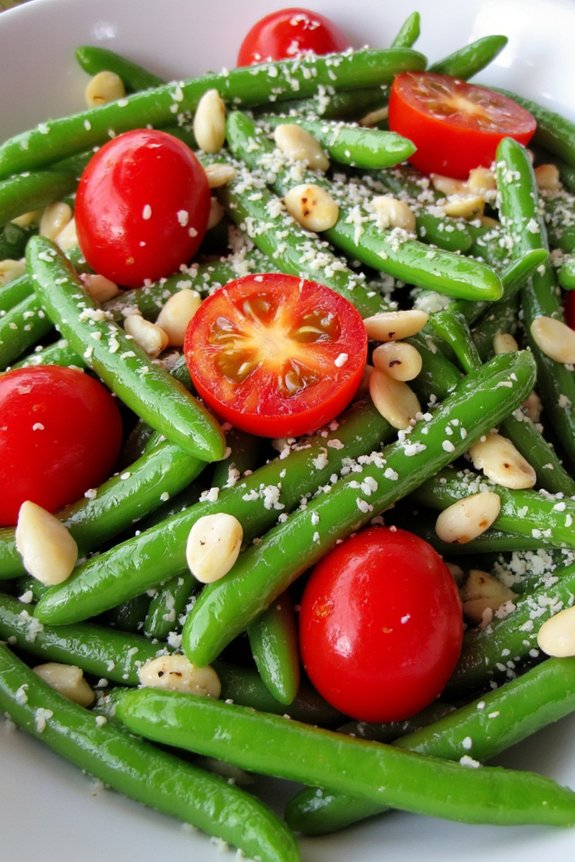 vibrant italian green beans