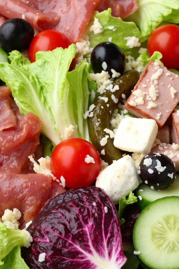 vibrant italian protein packed salad
