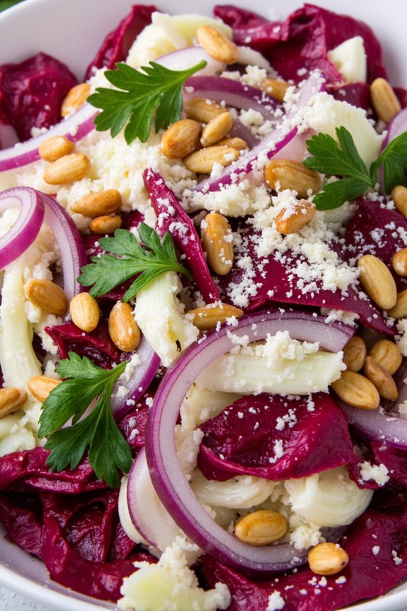 vibrant radicchio fennel salad