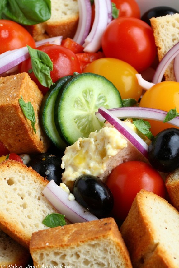 vibrant tuscan summer salad