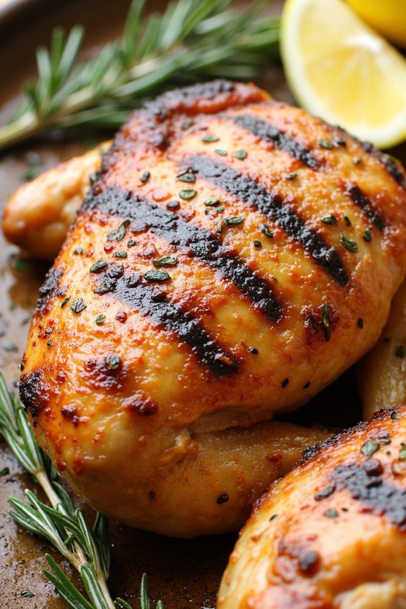 zesty herb infused grilled chicken