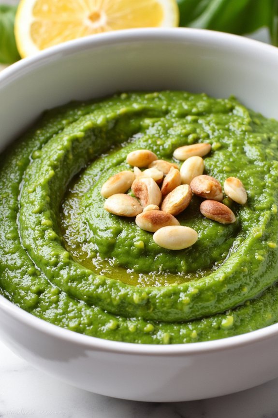 zesty italian lemon pesto