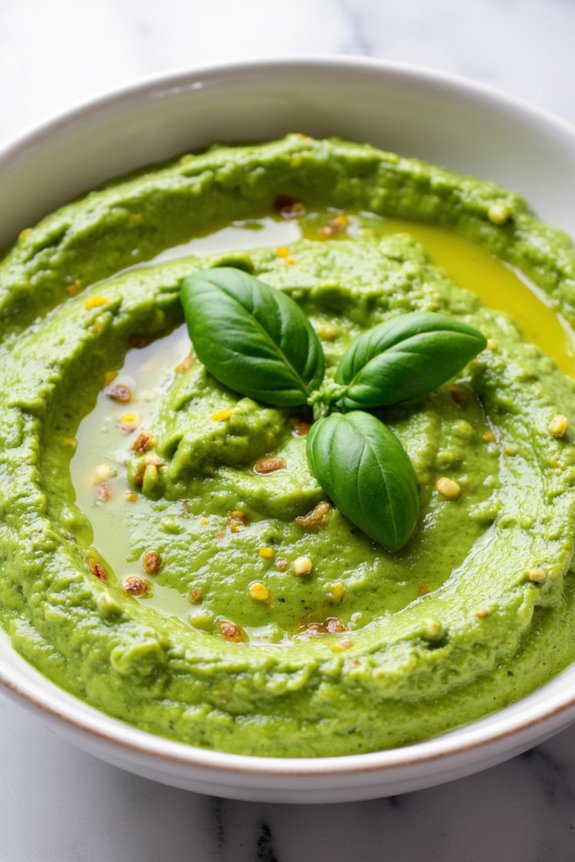 zesty lemon basil pesto