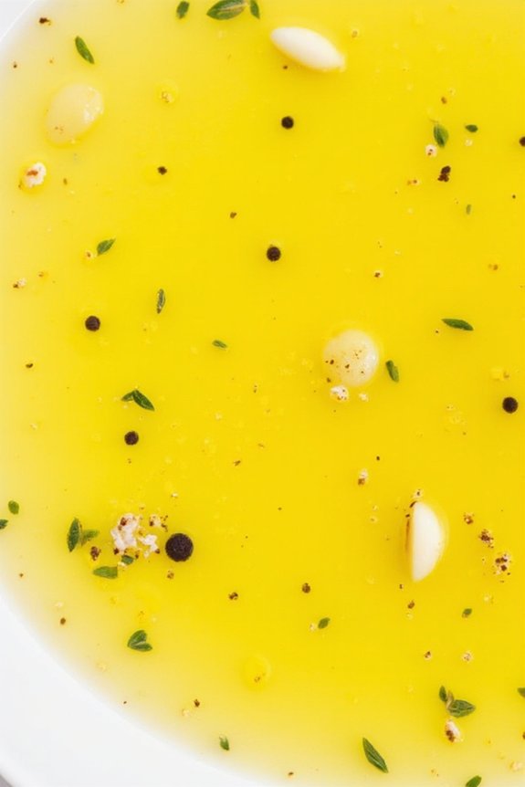 zesty lemon rosemary vinaigrette