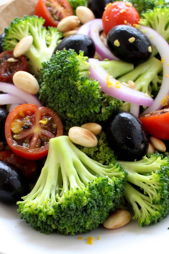zesty nutritious broccoli salad