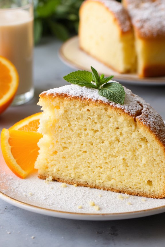 zesty orange breakfast pastry