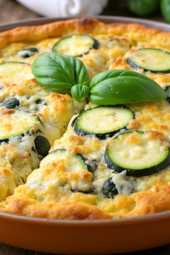 zucchini and goat cheese frittata
