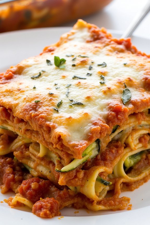 zucchini noodle lasagna recipe