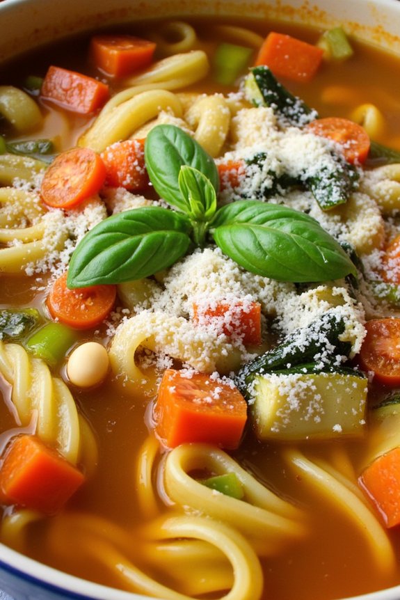 zucchini pesto minestrone recipe