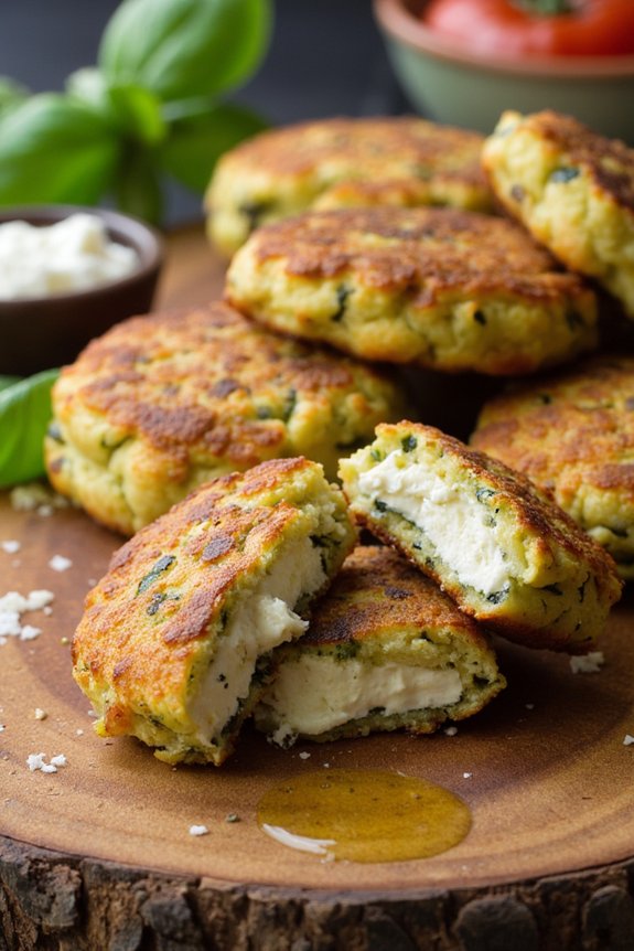 zucchini ricotta fritters recipe