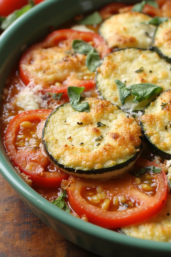 zucchini tomato gratin recipe